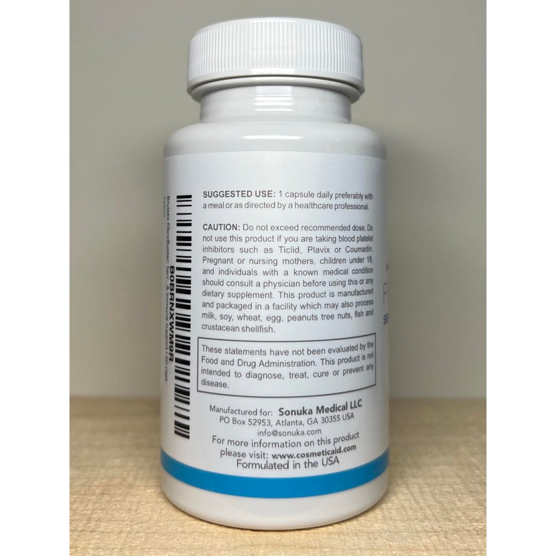 Bruizex FibroBuster Serrapeptase Proteolytic Enzymes 120,000 SPU I Fibrosis Care,