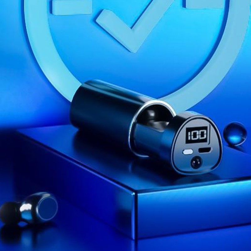 Mini Bluetooth Earbuds Touch Control LED Display Waterproof Wireless Sports