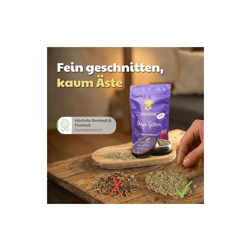 HAZY HERBS Premium Selection Herbal Tea Mix "Grandma's Garden" -