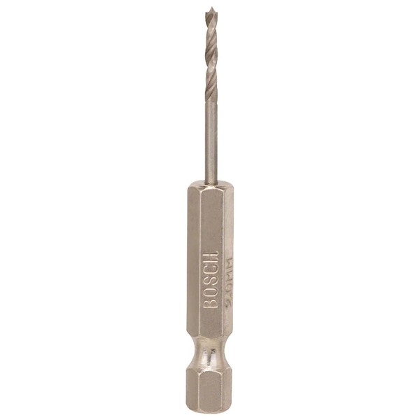 Bosch 2608595518 Hex Shank Wood Drill Bit, 2mm x 24mm