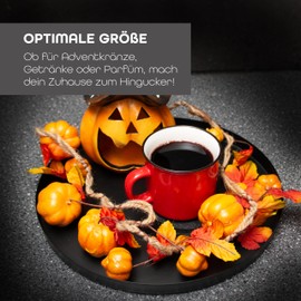 DREIBERG® Decorative Tray, Diameter 30 cm, Decorative Tray Black, Decorative Tray, Black, Tray Black, Round