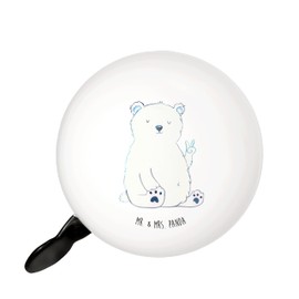 Mr. & Mrs. Panda Loud XL Bicycle Bell Polar Bear Lazy Design White