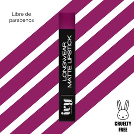 Labial Mate IVY de Larga Duracion - 15 Tonos disponibles | Ultra Mate, Sin Parabenos, Cruelty Free (CHIC NIGHT)