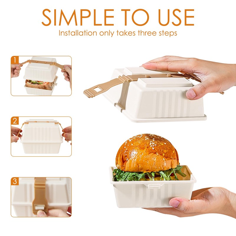 Reusable Sandwich Containers for Family Camping and Picnics - Multi-purpose