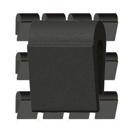 Premium Dutch Oven Lid Protector Clips Flexible Bumper for Storage Pack of 12 Made in The USA (Black)