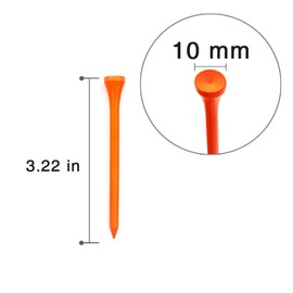 MR.FOAM Golf Tees,30pcs Golf Tees 3 1/4 Inch Colorful Golf Tees Wood Professional Natural Golf Tees Bulk Multiple Colors Tall Golf Tees Bulk Reduce Side Spin and Friction