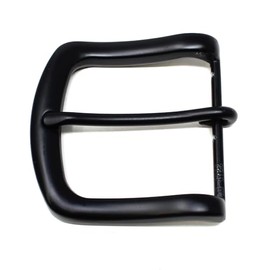BC Belts 1.5" (38-40mm) Heavy Duty Metal Belt Buckle Single Prong (Matte Black)