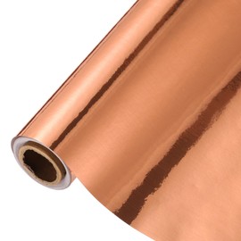 uxcell Brushed Rose Gold Contact Paper 15.7" x 197" Self-Adhesive Brushed Metal Style Wallpaper Waterproof Peel and Stick Countertops for DIY Kitchen Countertop Cabinet Bathroom