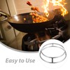 PRETYZOOM Double Layer Round Pot Rack and Wok Ring 10.43