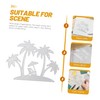 VILLFUL Beach Coconut Tree Metal Cutting Die Multi Use Stencil