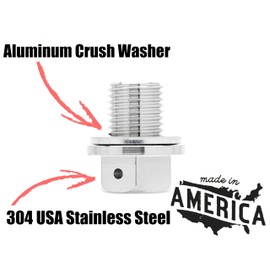 Votex - Oil Drain Plug fits Volkswagen Karmann GHIA (1968-1969) - 1.5 Liter - 4 Cylinder - Made in USA - Stainless Steel - Part Number N-908-132-02