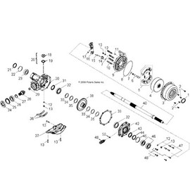 Polaris ATV O-Ring, Genuine OEM Part 0452718, Qty 1