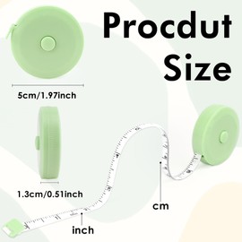 Maßband Körper,Automatisch Einziehbares Maßband,Massband Nähbedarf,3 Stücke Maßband Nähen,Schneidermaßband,Schneider Maßband,Körpermassband,Maßbänder Zum Nähen,Messband Körpergröße(Blau,Grün,Rosa)