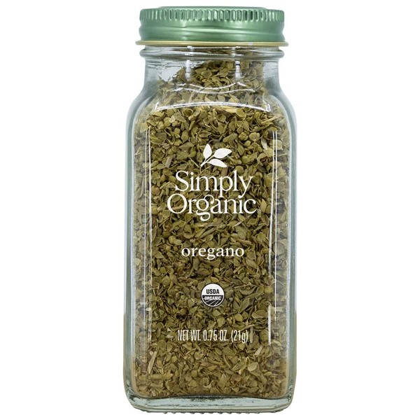 Simply Organic Oregano Leaf, Cut & Sifted, Certified Organic | 0.75 oz | Pack of 6 | Origanum onites