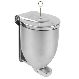 Vollum Powder-Soap Dispenser - 32 Ounce Stainless Steel Bathroom Soap Dispenser with Large Filler Cap - Strong Wall Mounted Pump Kitchen Soap Dispenser - Farmhouse Kitchen Decor Dish Soap Dispensers