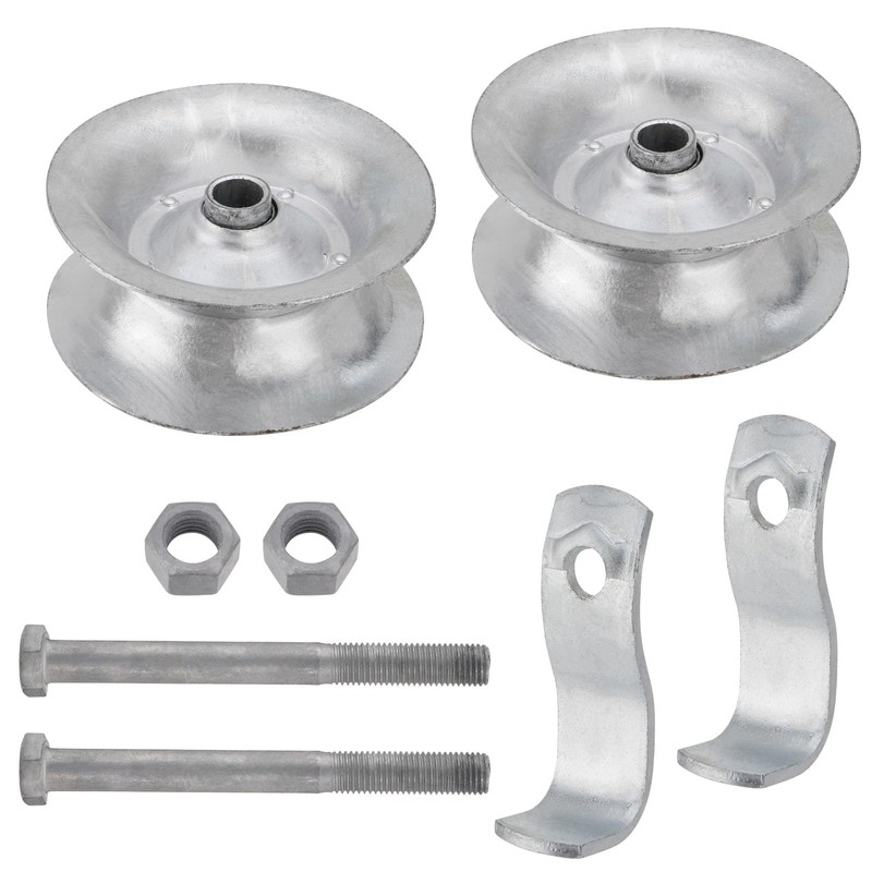 SPARKWHIZ Sliding Gate Rollers for 1 5/8" Pipe Track, 5"