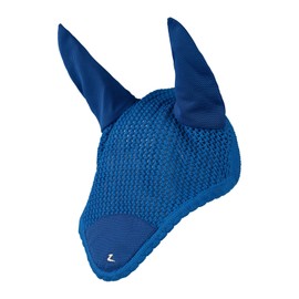 HORZE Horse Ear Net for Noise Reduction and Insect Protection with Cooling Mesh - Royal Blue - Horse