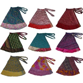 Wevez® Women's Plus Size Sari Magic Skirt, One Size, Assorted