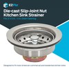 EZ-FLO Kitchen Sink Strainer with Die-Cast Slip-Joint Nut, Fits 3-1/2