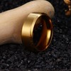 Sanfenly Stainless Steel Rings for Men Women 8MM Wedding Band