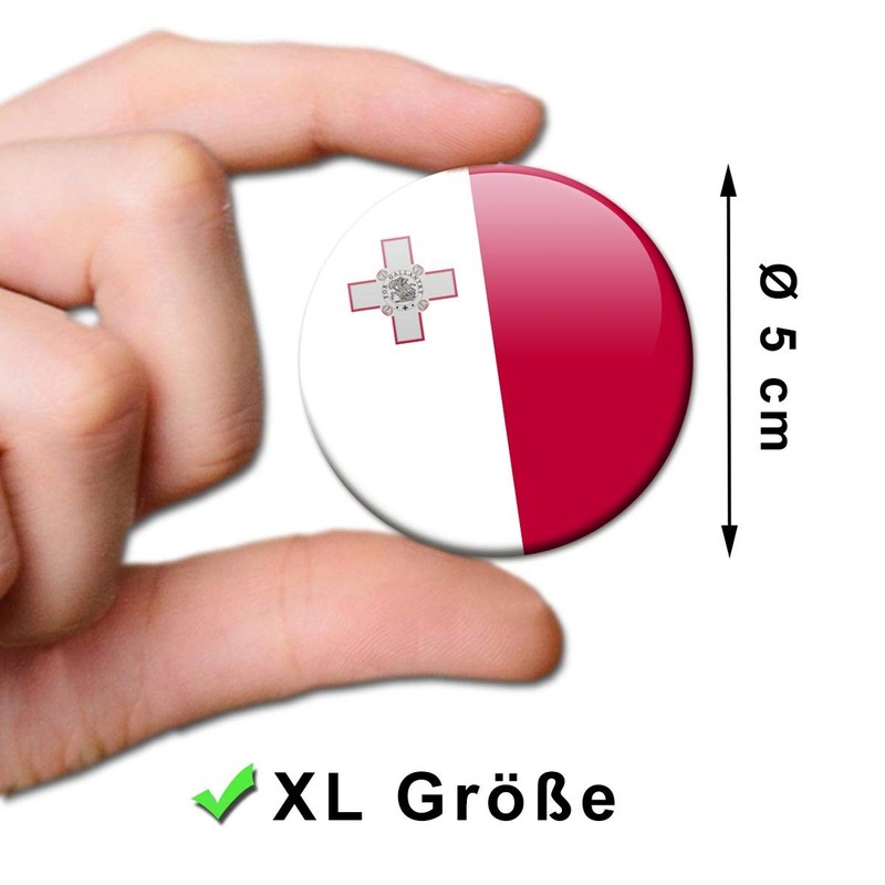 Malta Flag Fridge Magnet Country Flags Travel Souvenir Fridge Magnet