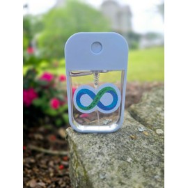 TRANQUIL TOUCH Calm Mist Lavender Fine Mist Sanitizer with Hyaluronic Acid + Sensory Strip for Anxiety Relief 800 Sprays | Hydrating