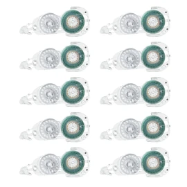 Kokuyo Glue Tape Glue Dot Liner Fits, Refill Set of 10, Ta-D490-07X10