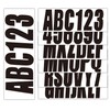 QuickMarine 4 Sets 3" Marine Alpha-Numeric Registration Numbers and Letters