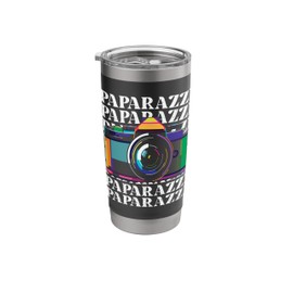 Paparazzi | Yellow Journalism Press | Photographer Camera Stainless Steel Insulated Tumbler
