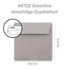 ARTOZ Greenline Series Square Envelopes 16 x 16 cm Beech