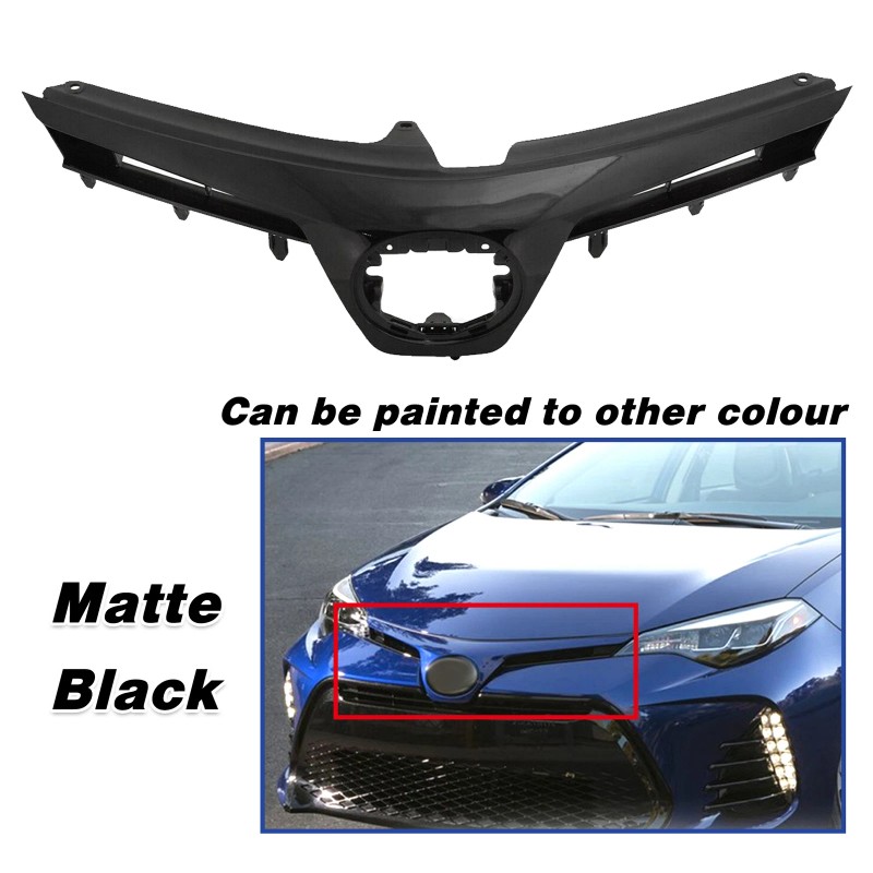 Stunning Front Bumper Upper & Lower Grille Assembly For 2017