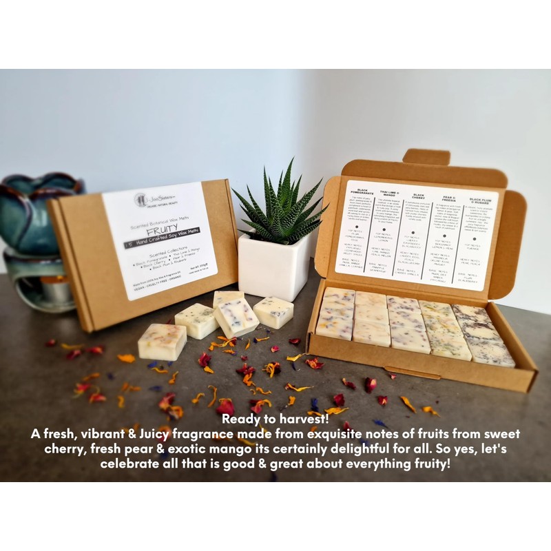Fruity Collections - Highly Scented Botanical Wax Melts Collections (15