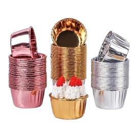 GTVGJH Baking Cups, Cupcake Muffin Liners Ramekins; Festive and Classy Cupcake Holders (Combo Pack)