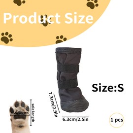 Dog Shoes Paw Protection Outdoor Dog Socks Non-Slip Dog Shoes Shoe Dog Socks Waterproof Leak Protection Non-Slip Socks Dog Paw Protection Breathable for Pet Injury Recover