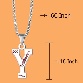 Zed ShadoWw Racing Necklace Enthusiasts Letter Pendant Hobbies Teammates Stainless steel Sports cars Jewelry with chain S