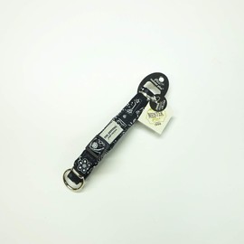 Kawano Collar ONAMAE Softy Color Bandana Black Size M