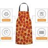 BGBDEIA Pizza Pepperoni Kitchen Apron for Women Men, Unisex Adjustable