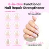 modelones Nail Strengthener Ridge Filler for Nails Repair Kits Pearl