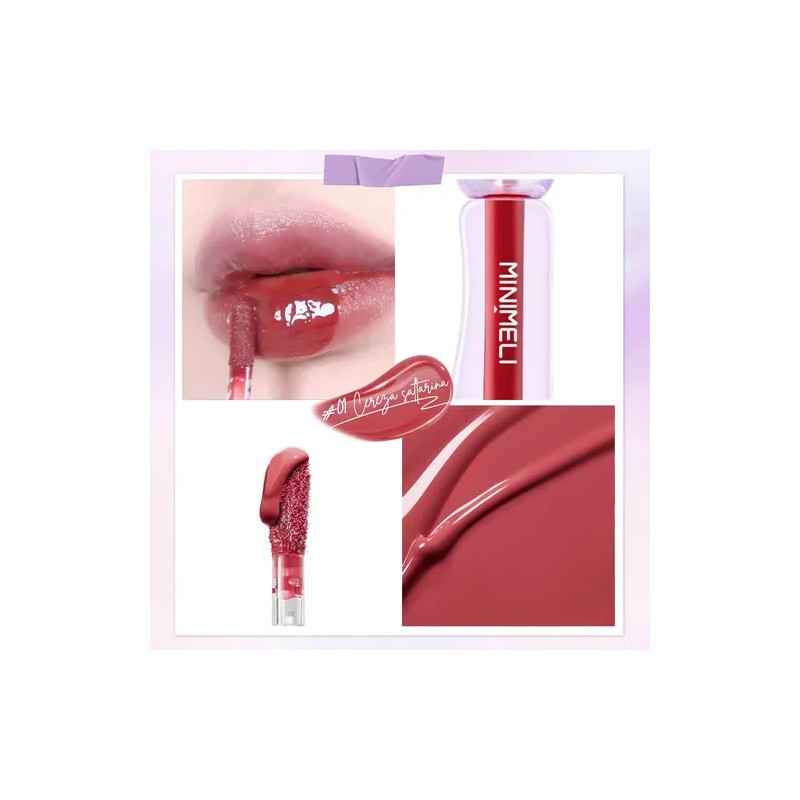 Minimeli Brillo Labiales Gloss Hidratante Larga Duración