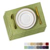 Home Brilliant Table Mats Set of 4 Easy Clean, Spring