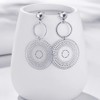 Tongcloud 100pcs Hypoallergenic Silver Ball Post Earrings Stainless Steel Stud