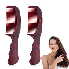 2-Teiliger Schuppen Kamm,Anti-Schuppen Kamm, Energie-Massagekamm für sauberes Haar und eine angenehme Kopfhaut - Braun, Kunststoff, Unisex, Outdoor-Enthusiasten, Reisende