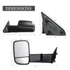 ReYee Towing Mirror for 2009-2018 Dodge Ram 1500 2010-2018 Ram