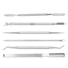 Set of 6 Pedicure Tools, Stainless Steel Ingrown Toenail Removal Kit, Nail Lifter