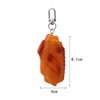 YQLDAHU Realistic New Orleans Chicken Wing Keychain - Funny Food
