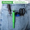 Hiboom 3 Pack Carpenter Pencils Set with 24 Refills, 2.8