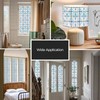 Window Privacy Film, 3D Stained Glass Window Film, 35.4x78.7in