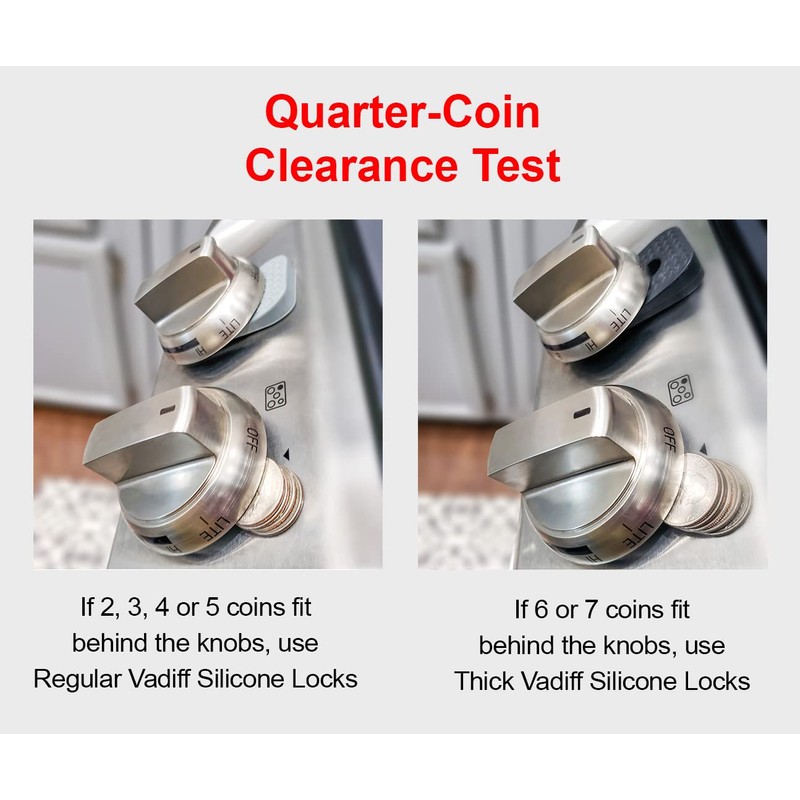 2025 Mom's Choice Winner- Gas Stove Knob Locks - Thick