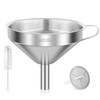 Kitchen Funnel for Filling Bottles, 5 Inch 18/8 Stainless Steel