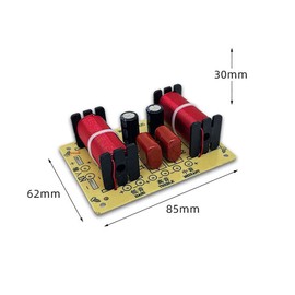 VOANZO Crossover 150W 3 Way Crossover High Mid Low Frequency 900Hz/4000Hz for Hi-Fi Bookshelf Speakers, Center Speakers, Surround Speakers, Pack of 2